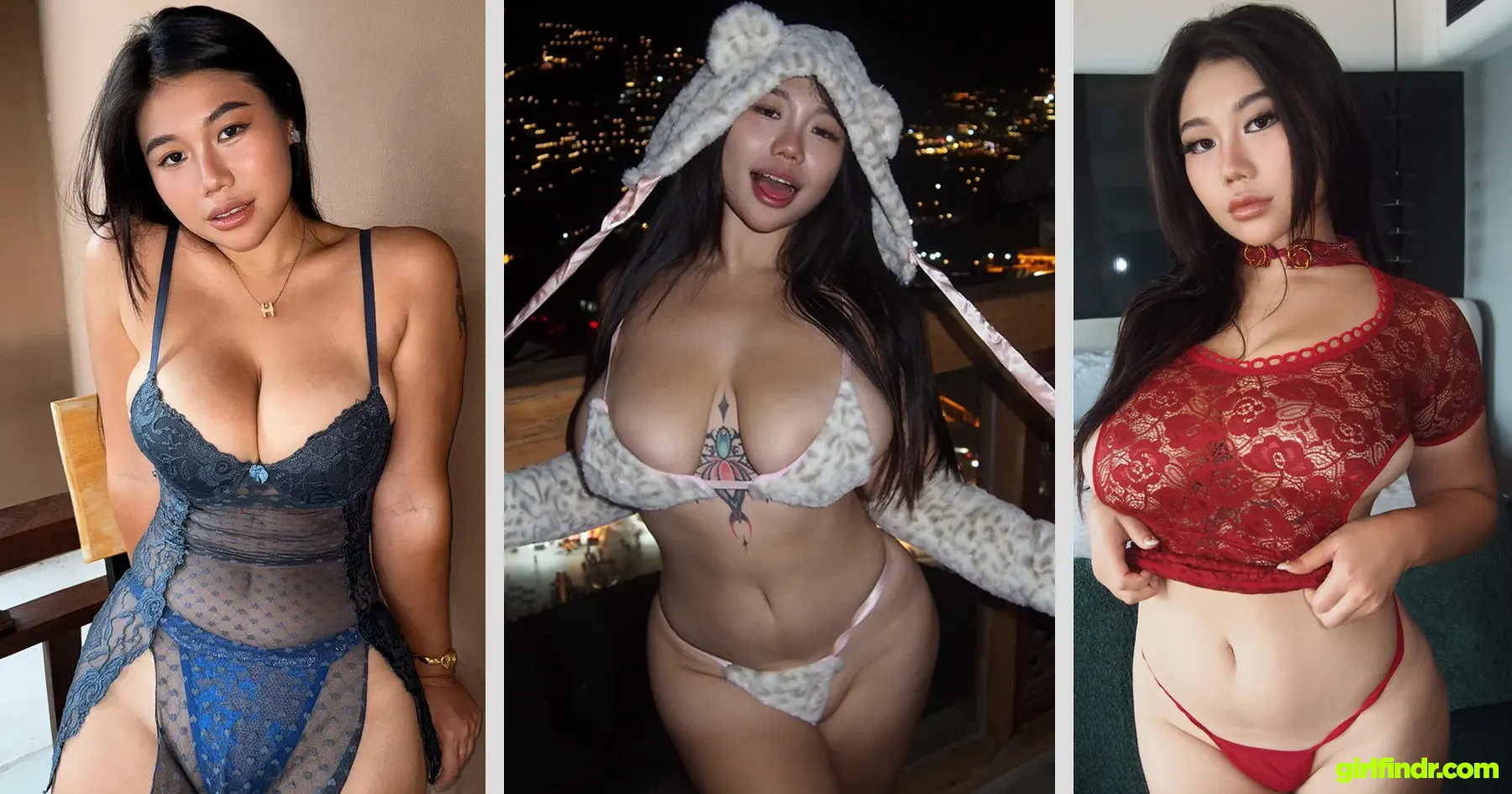three asian onlyfans models with big tits