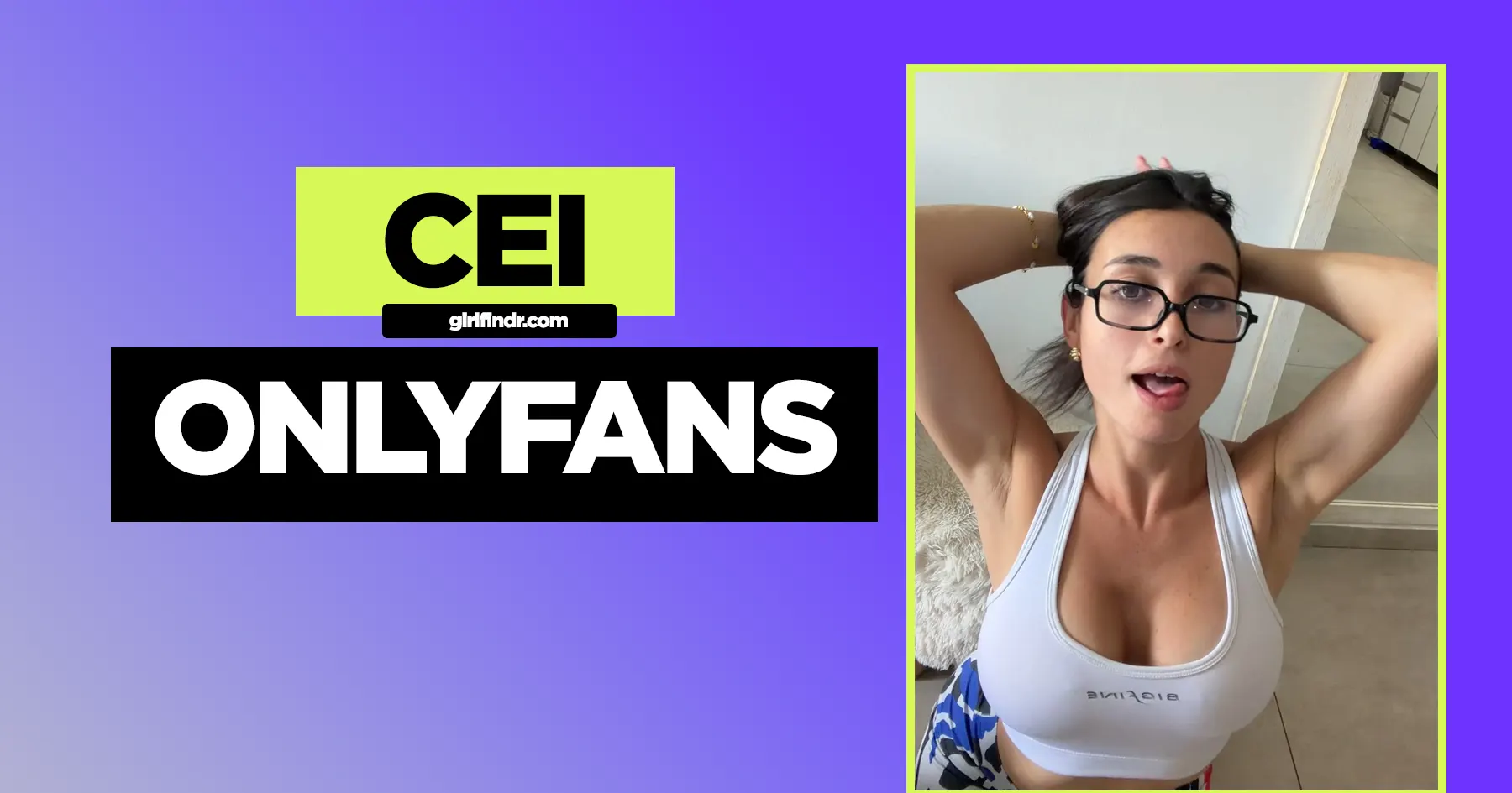 OnlyFans Model in a Cum Eating Instruction (CEI) session.